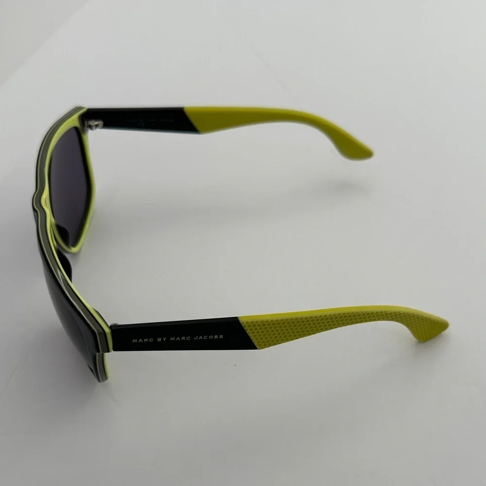 Marc by Marc Jacobs MMJ 417/S Black & Yellow Sunglasses | Unisex | Case Included